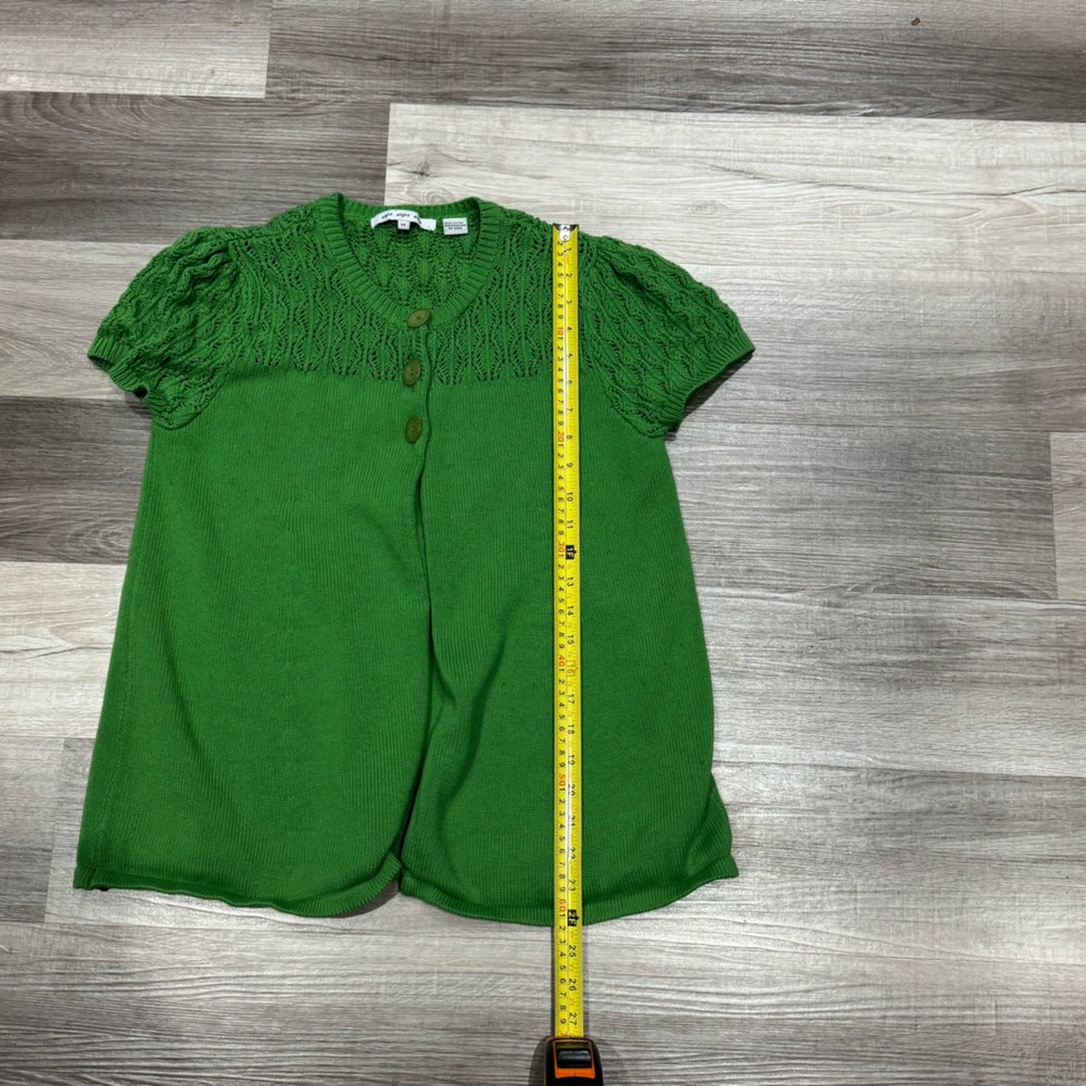 Eight Eight Eight Beautiful Green Knit Sweater - Size Medium - Picture 7 of 8